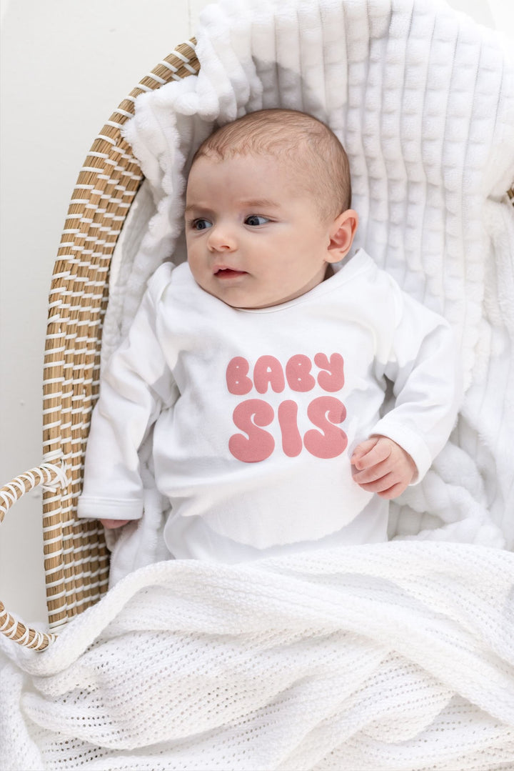 Baby Sibling Romper - Bubble print