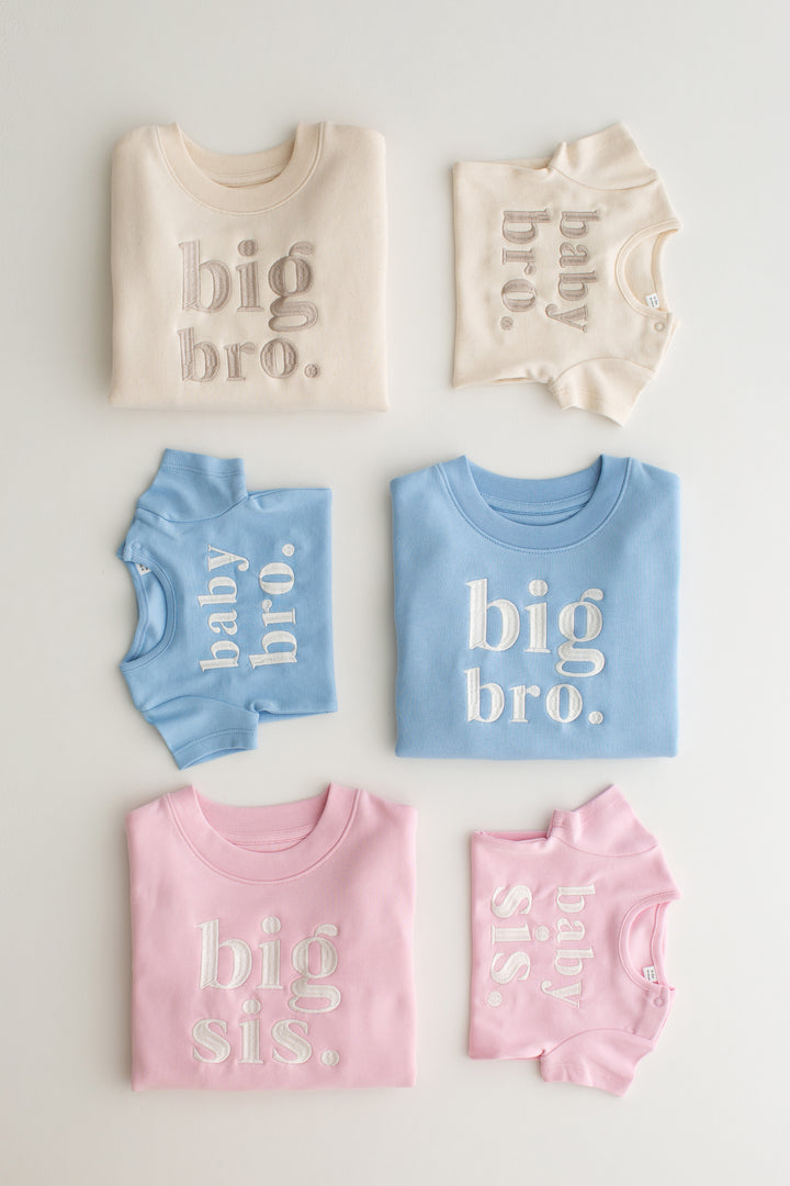 baby bro/sis Signature Baby Bodysuit
