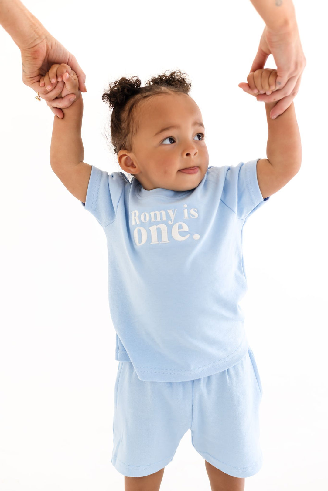 Birthday Name is Age Short set - Embroidered