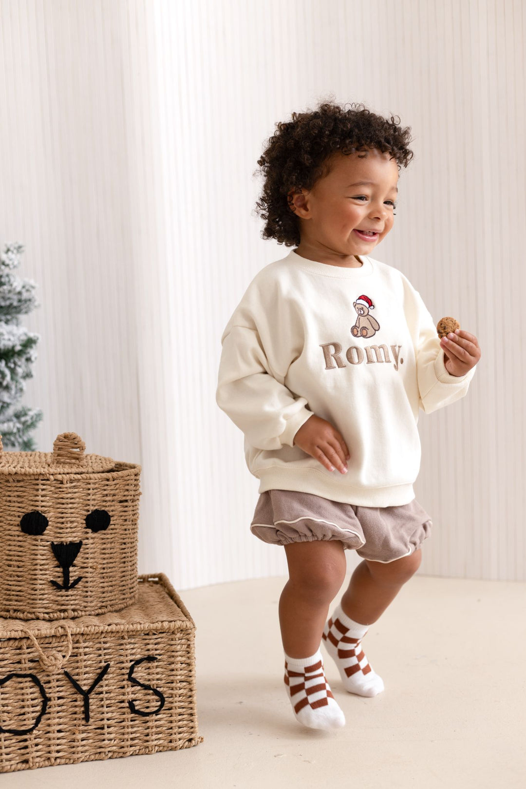 Christmas Bear Signature Sweatshirt - Embroidered
