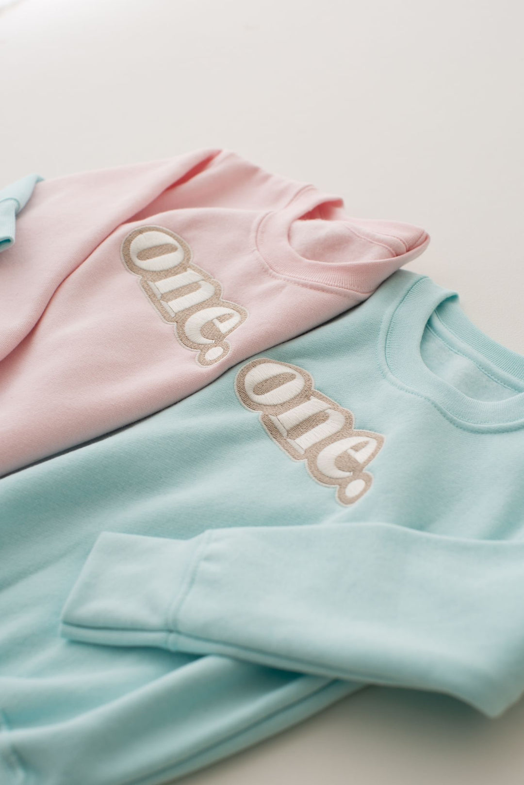 Pastel Bubble Birthday Age Sweatshirt - Embroidery