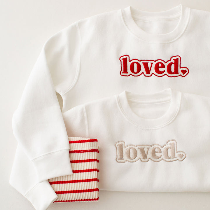 Loved Classic Sweatshirt - Embroidered