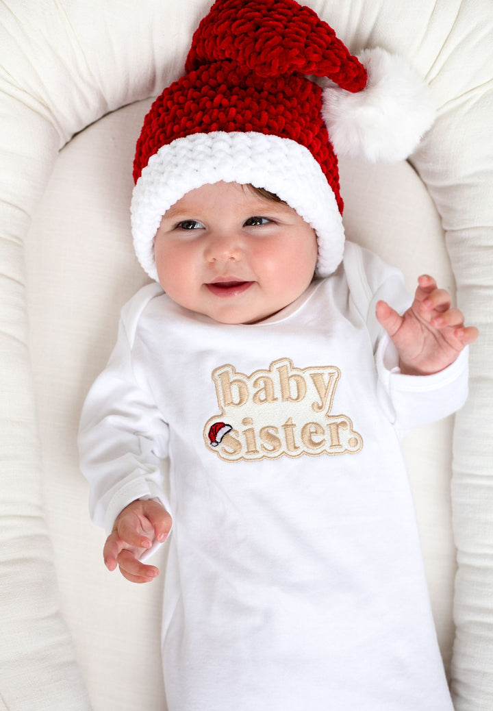 Christmas Inspired Baby Family Rompersuit - Bubble Embroidered