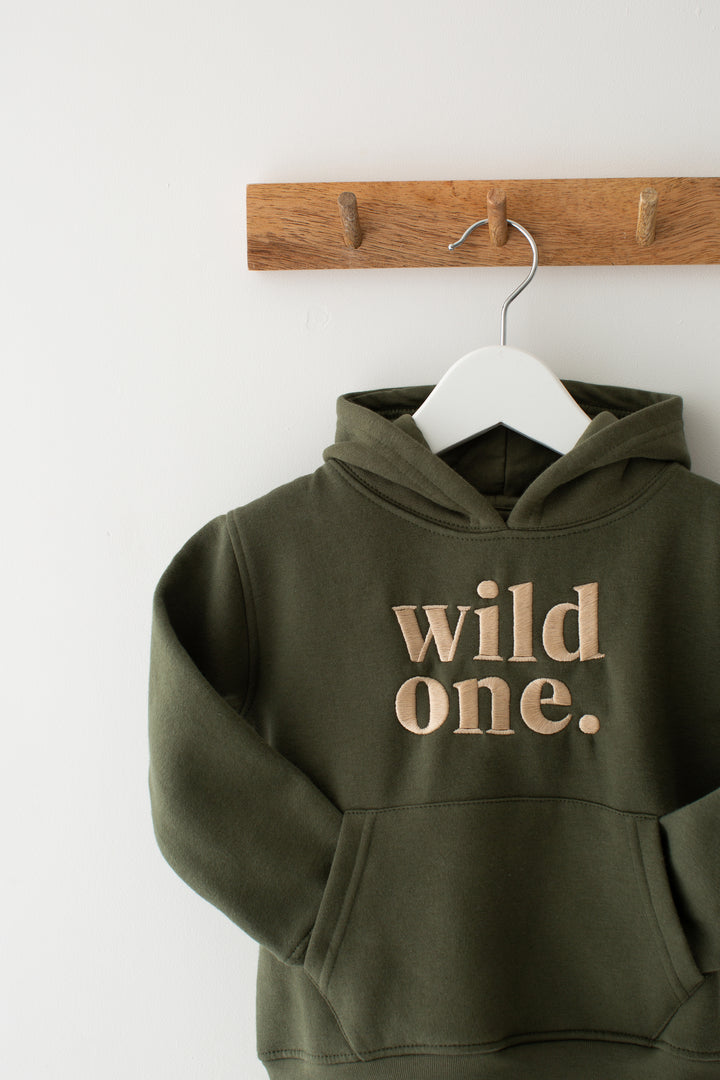 Wild One Birthday Hoodie - Embroidery