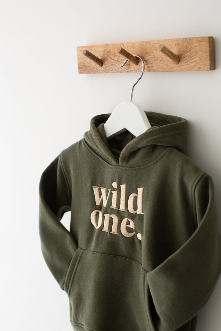 Wild One Birthday Hoodie - Embroidery