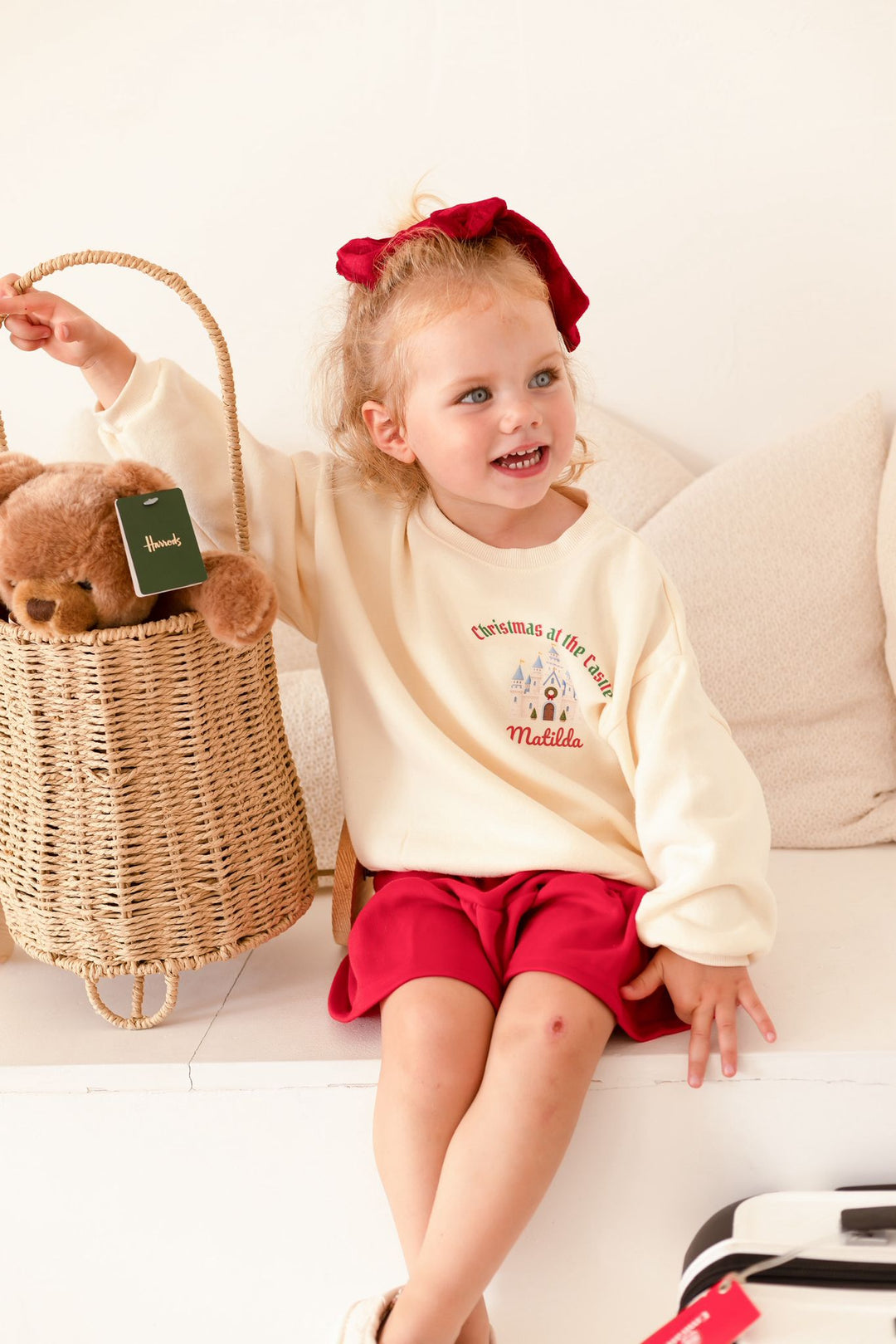 Castle Inspired Festive Personalised Sweatshirt - Print