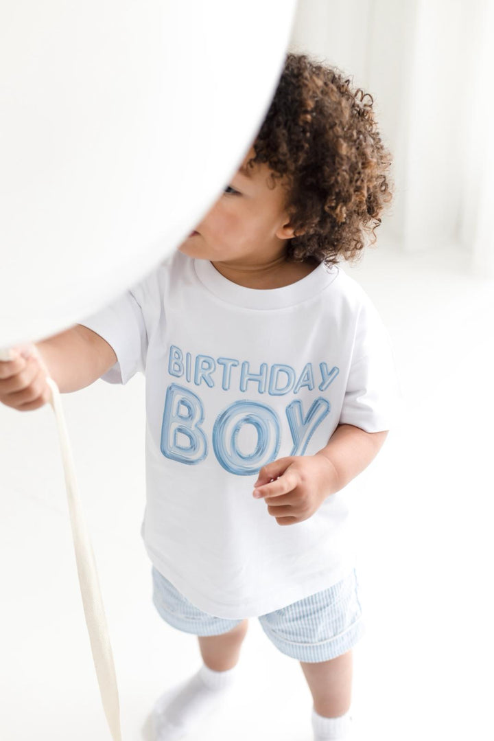 Balloon Birthday Short set - Print