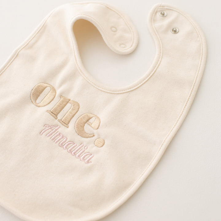 Birthday Bib - Name Embroidered