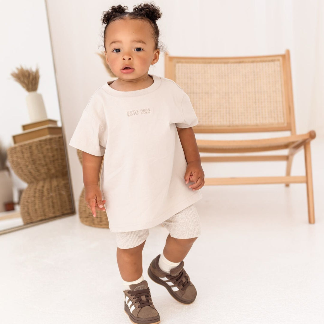 Estd Child Matching Tshirt - Embroidered
