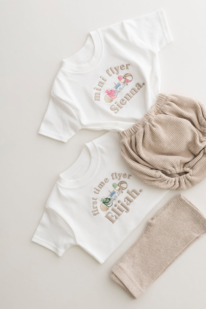 Shell Flyer classic Tshirt - Embroidered