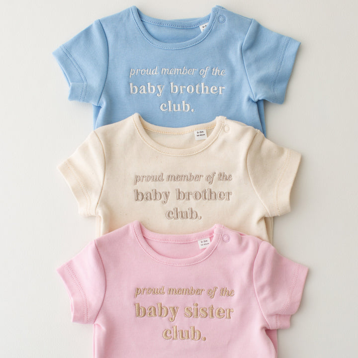 Proud member baby sibling Signature Baby Bodysuit