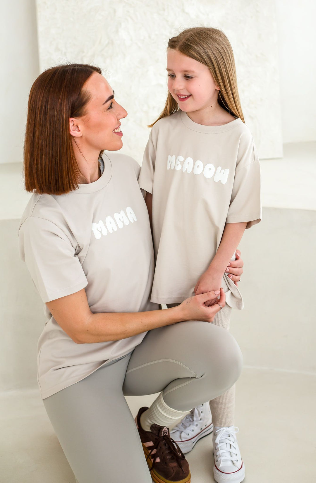 Matching Clay Adult Holiday Tshirt - Bubble Print