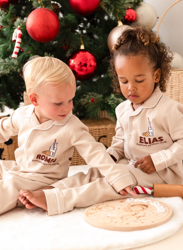 Festive Cousin Club Button up Set - Personalised (Print)