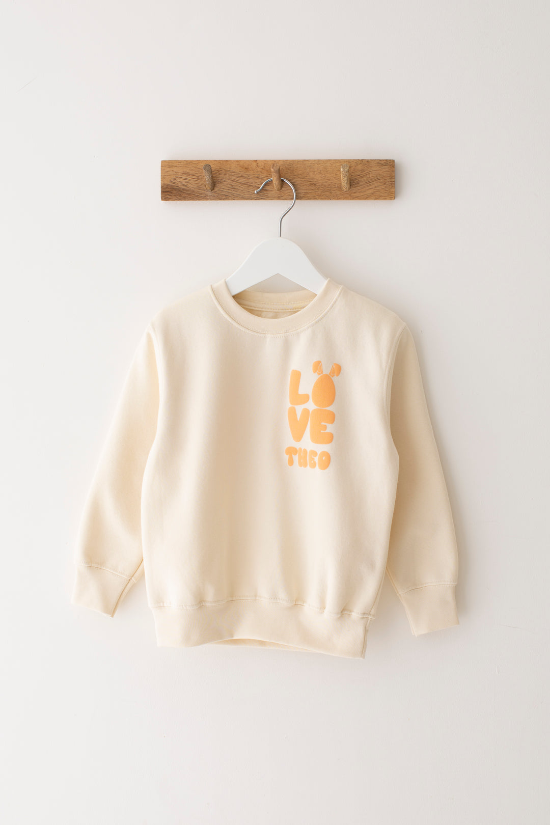 CLASSIC FIT Name Easter Sweatshirt - Bubble print