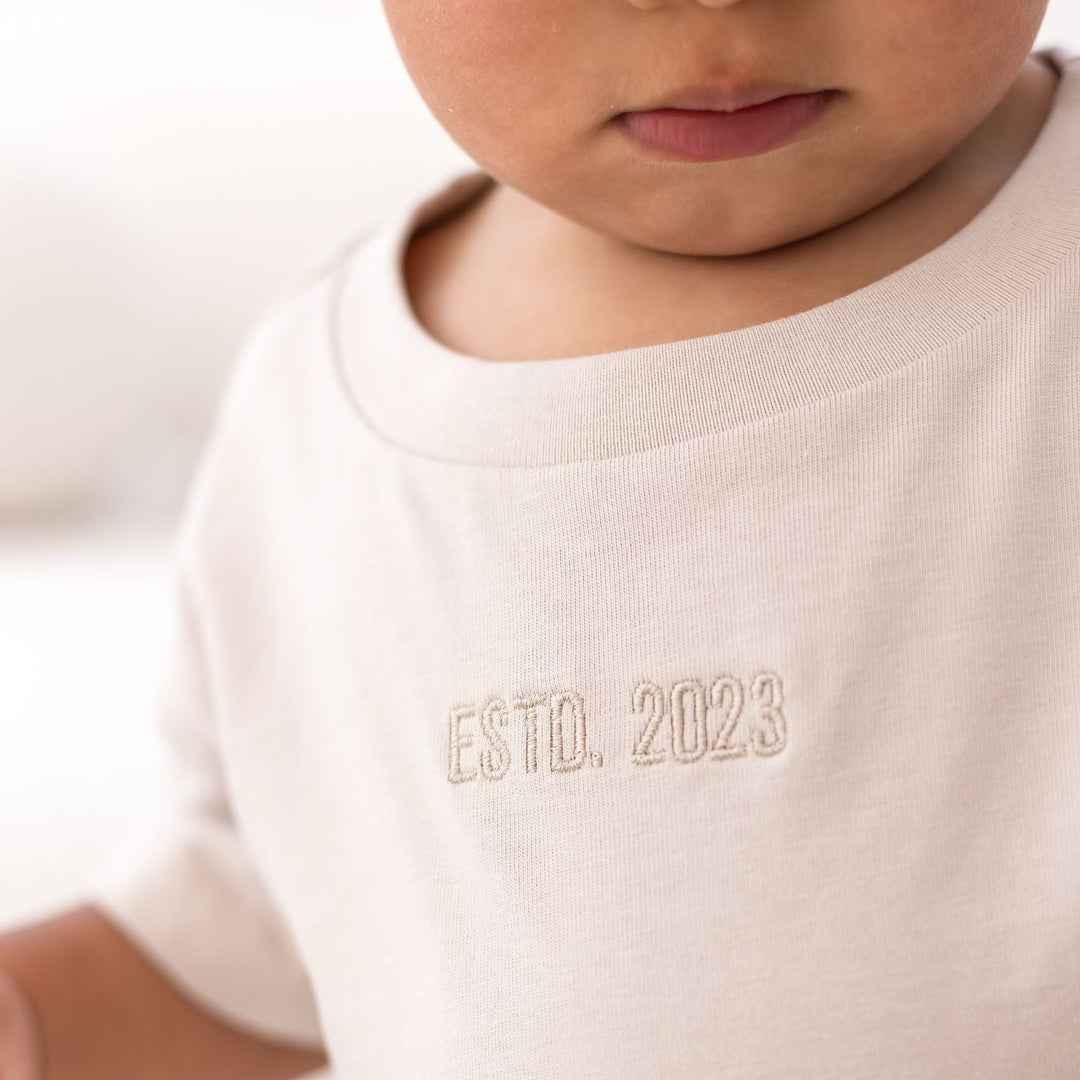 Estd Child Matching Tshirt - Embroidered