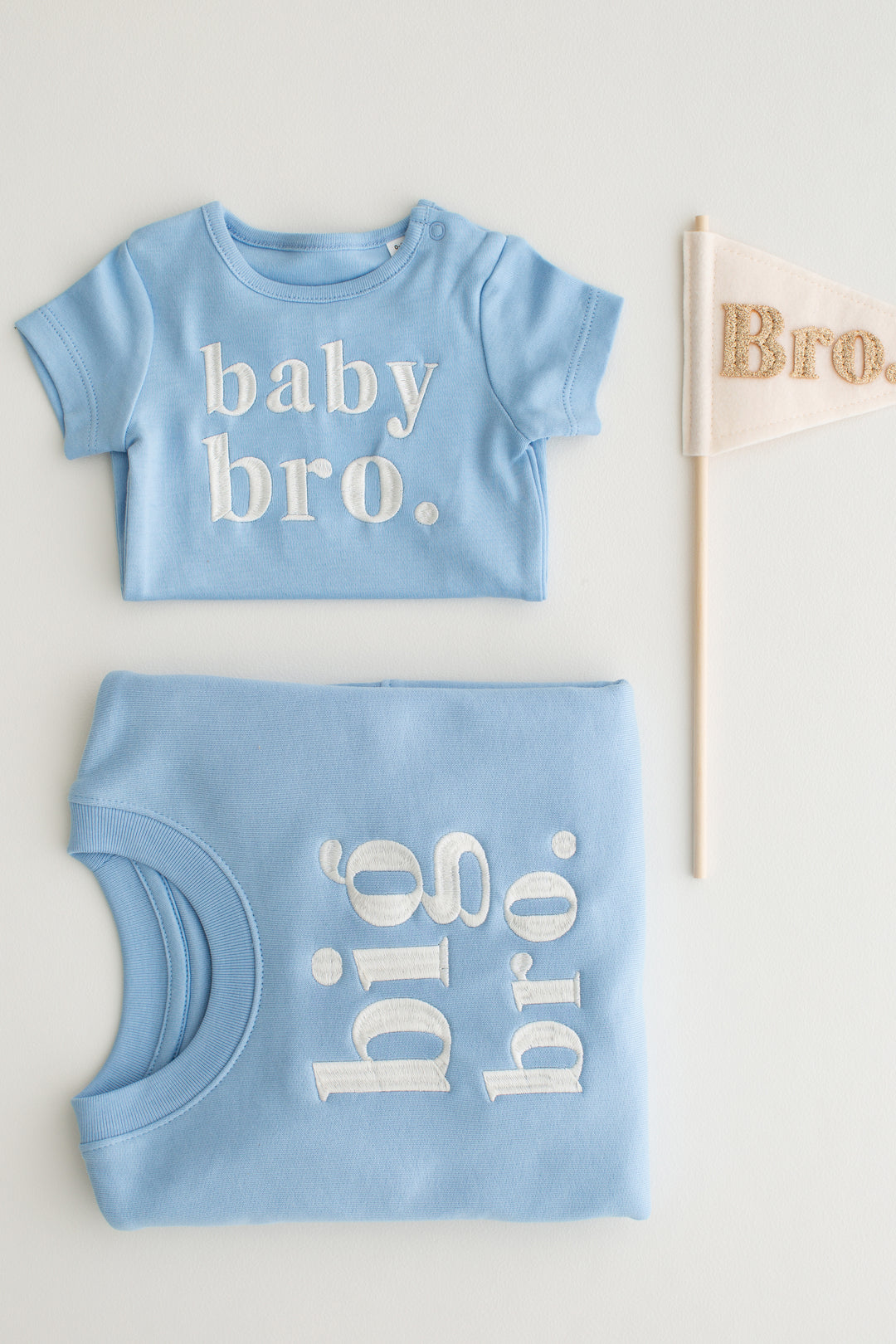 baby bro/sis Signature Baby Bodysuit
