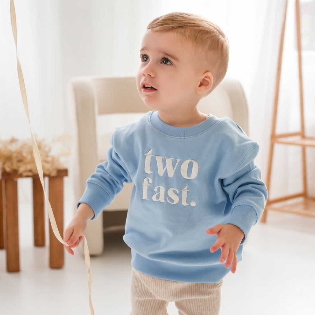 two fast signature sweatshirt - embroidery