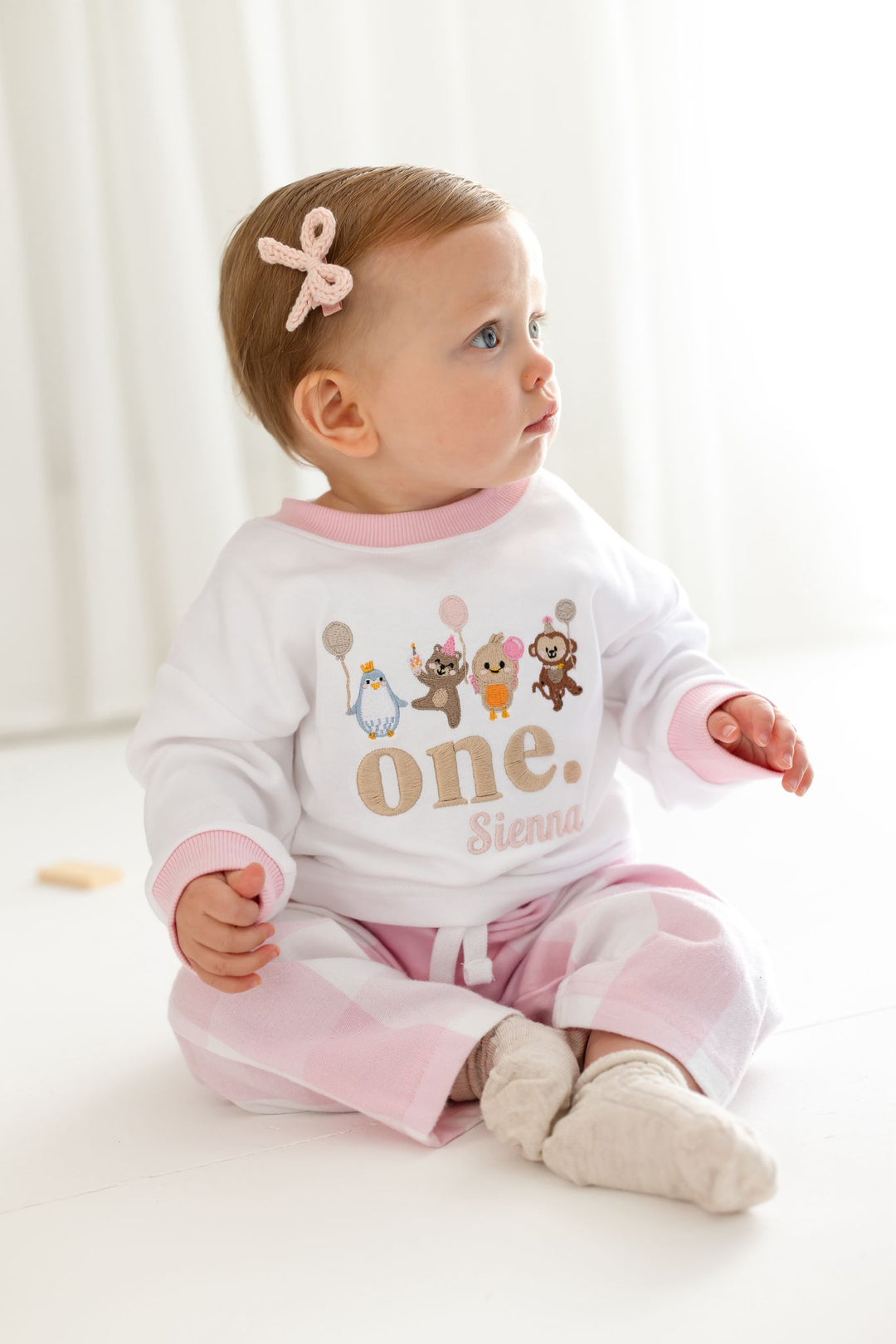 New Checked Birthday PJ Set