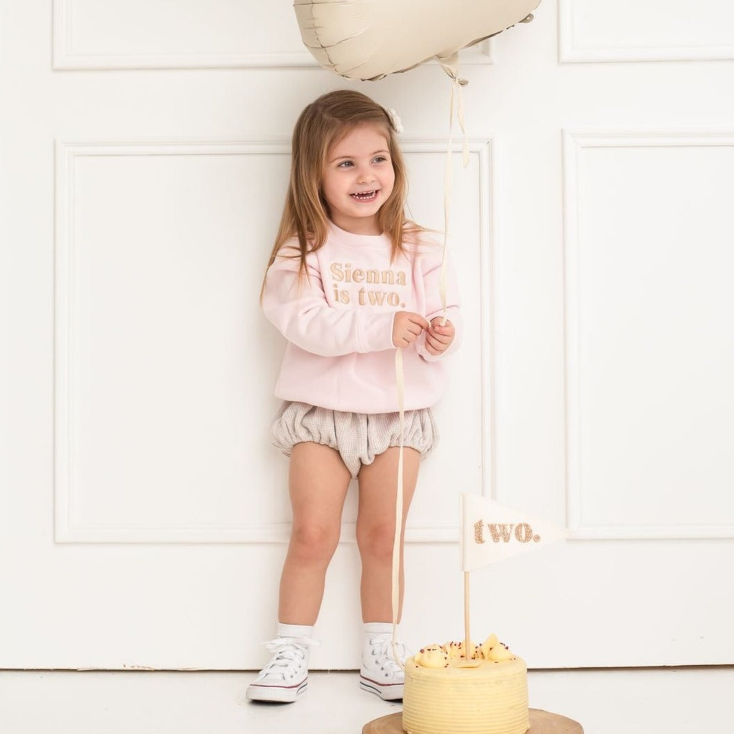 Name is Age Sweatshirt - Embroidery