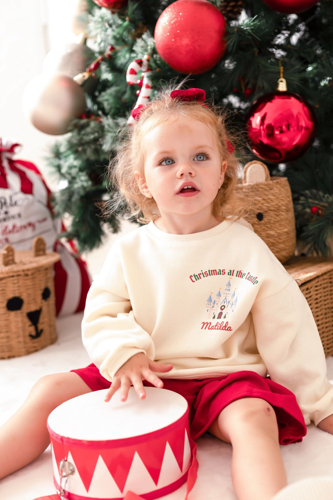 Castle Inspired Festive Personalised Sweatshirt - Print
