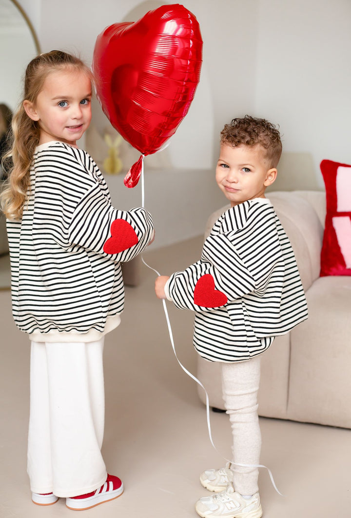 Birthday Heart Sweatshirt - Embroidered