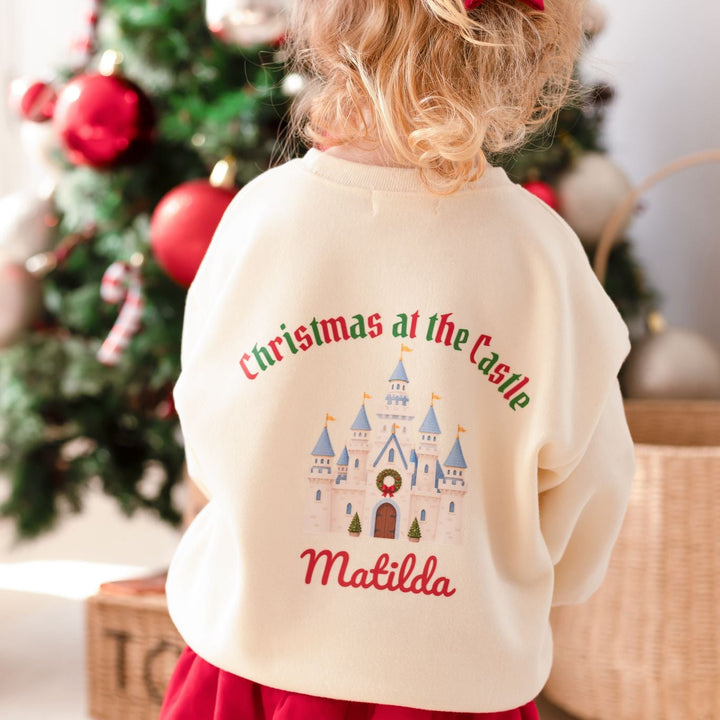Castle Inspired Festive Personalised Sweatshirt - Print