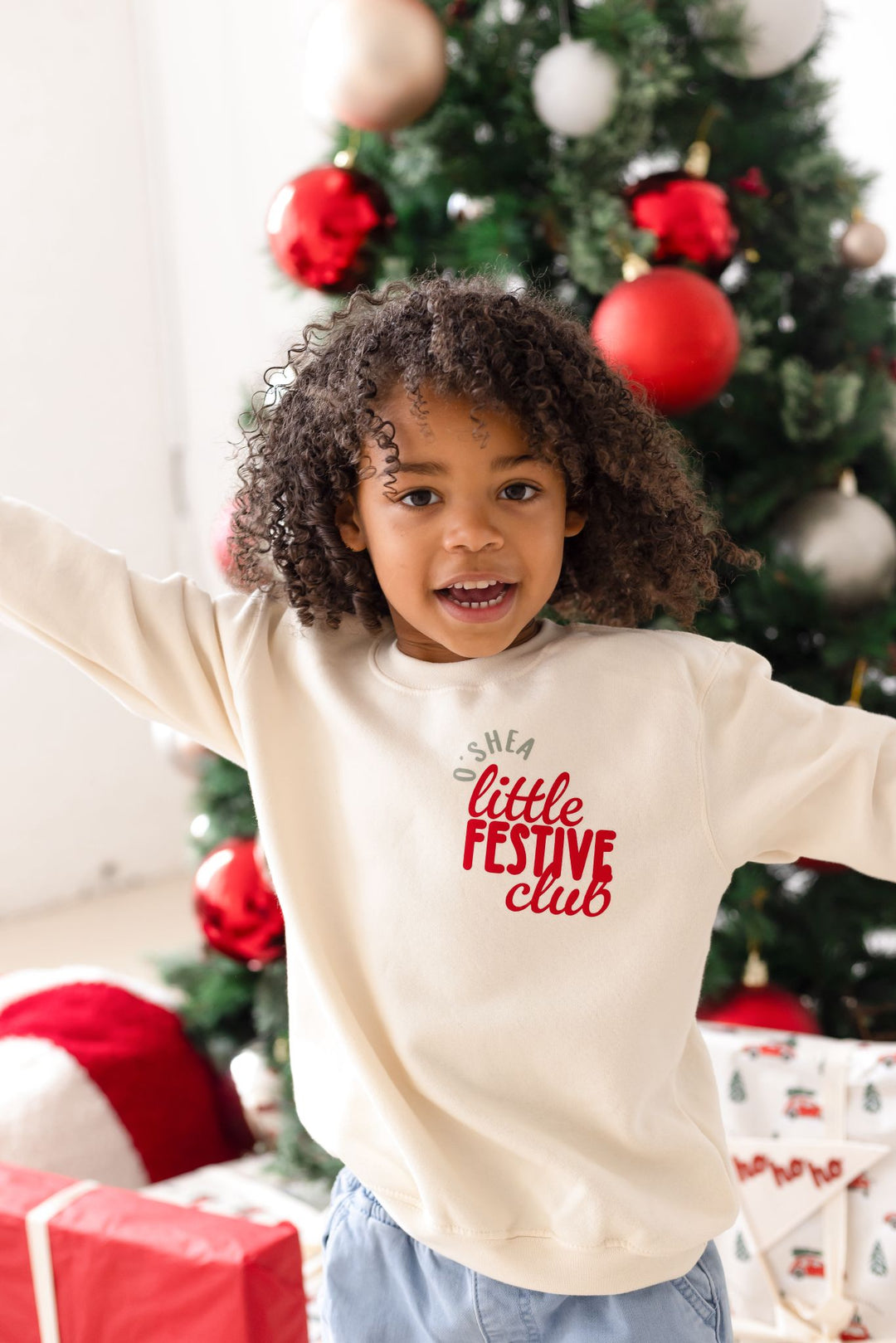 Festive Club Sweatshirt - Bubble print