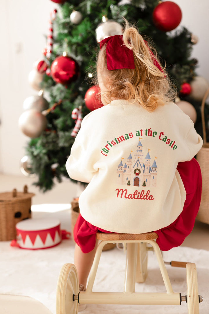 Castle Inspired Festive Personalised Sweatshirt - Print