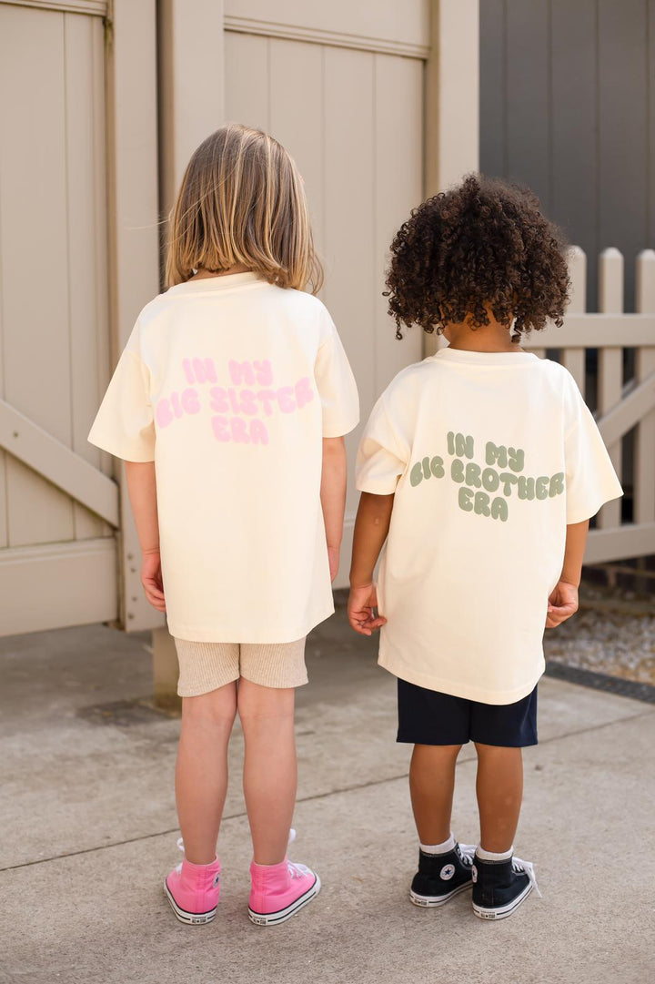 Big sibling era Tshirt - Bubble Print