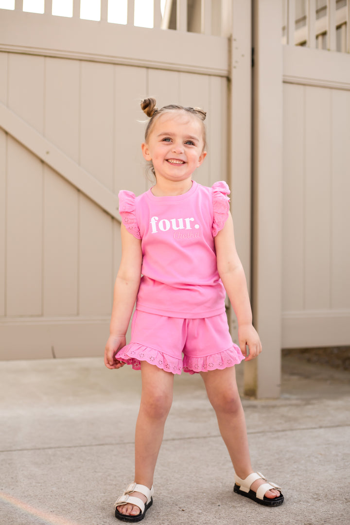 Birthday Frill Set - Embroidered