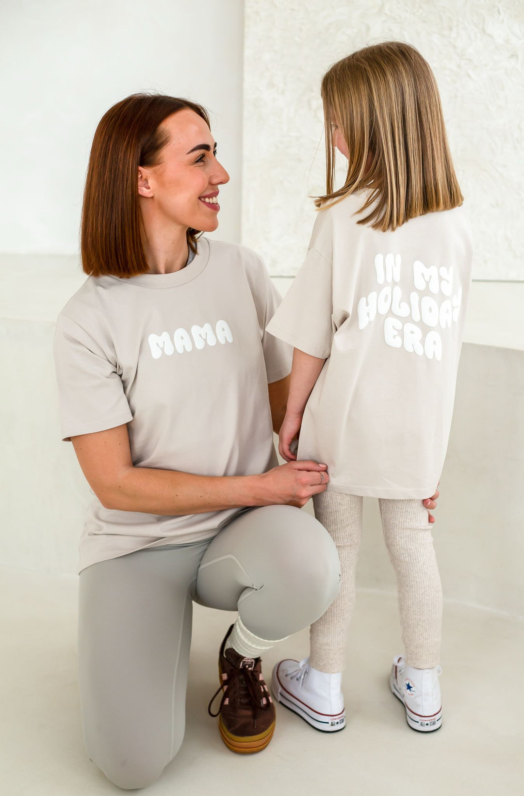 Matching Clay Child Holiday Tshirt - Bubble Print