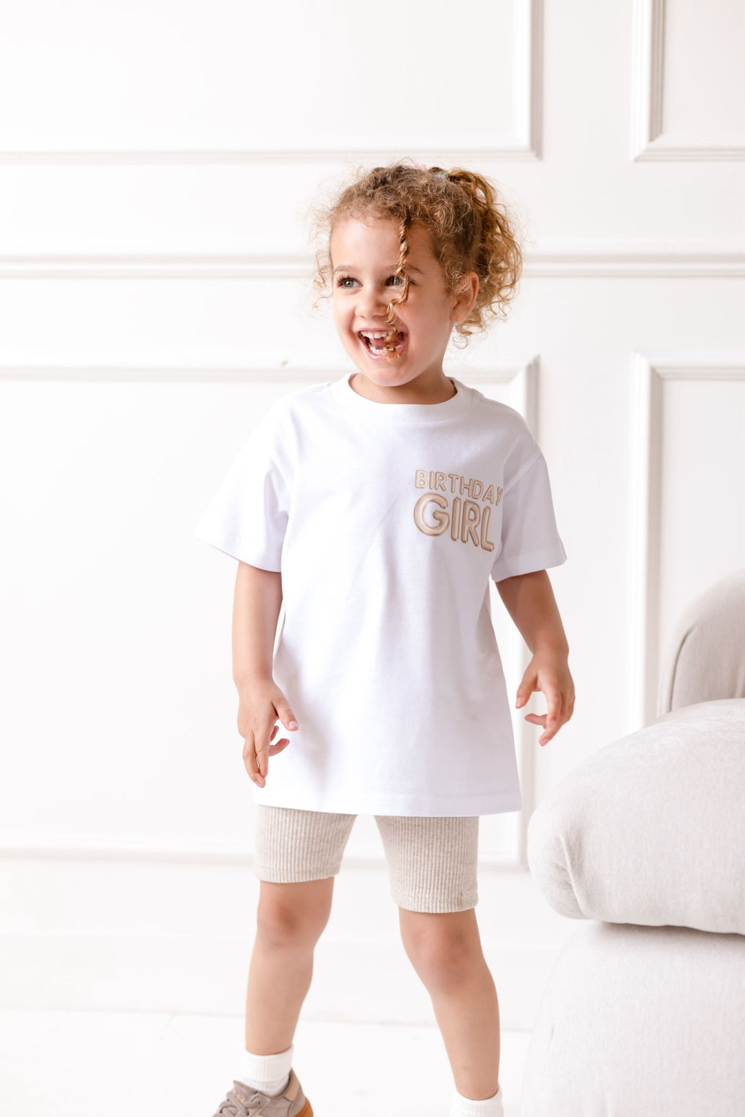 Balloon Birthday Tshirt Neutral - Print