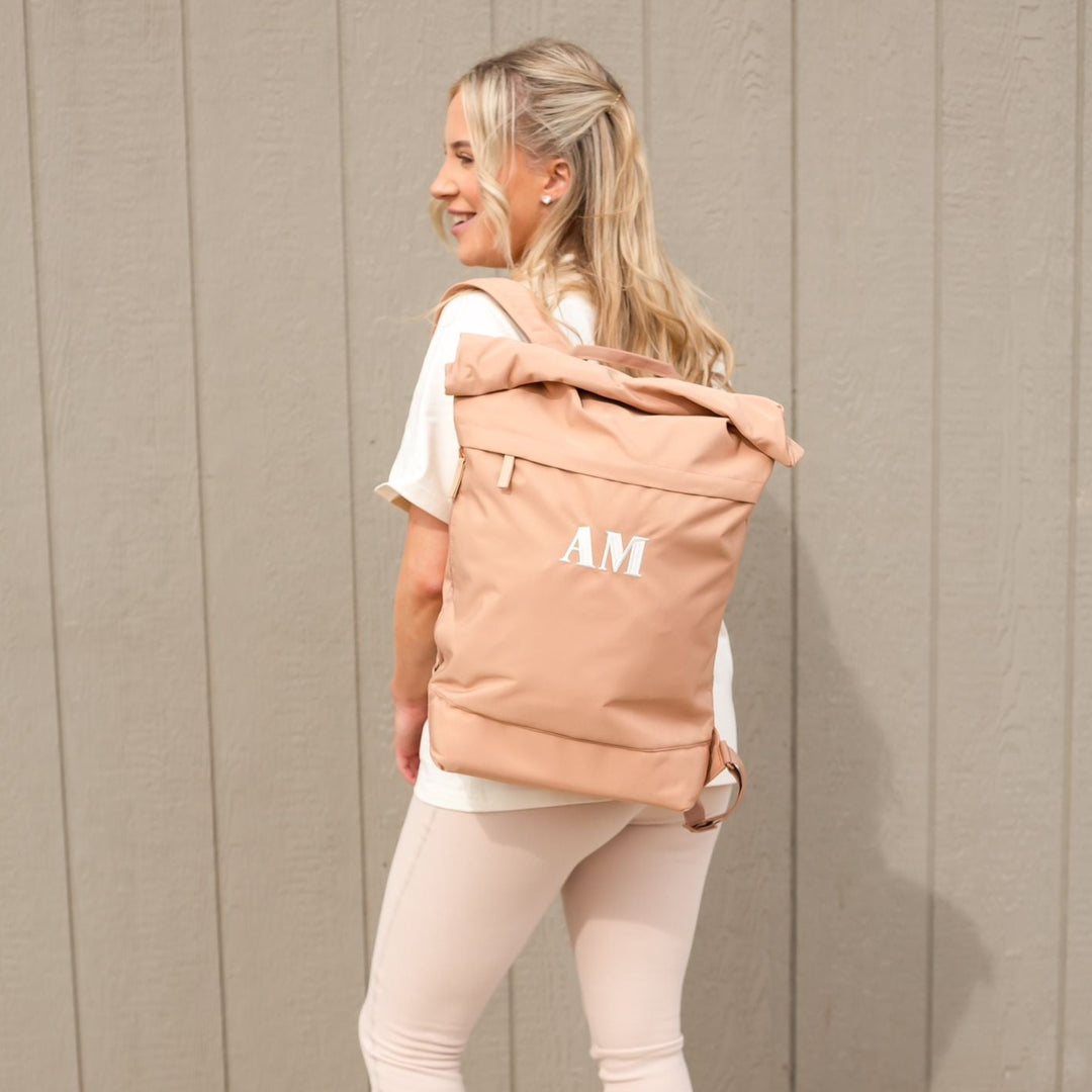 Large Lana backpack - Embroidered