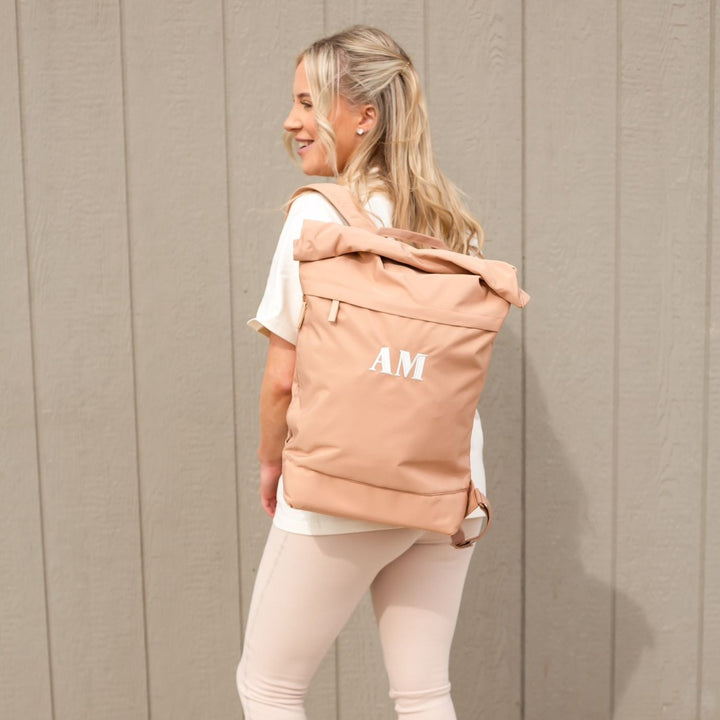 Large Lana backpack - Embroidered