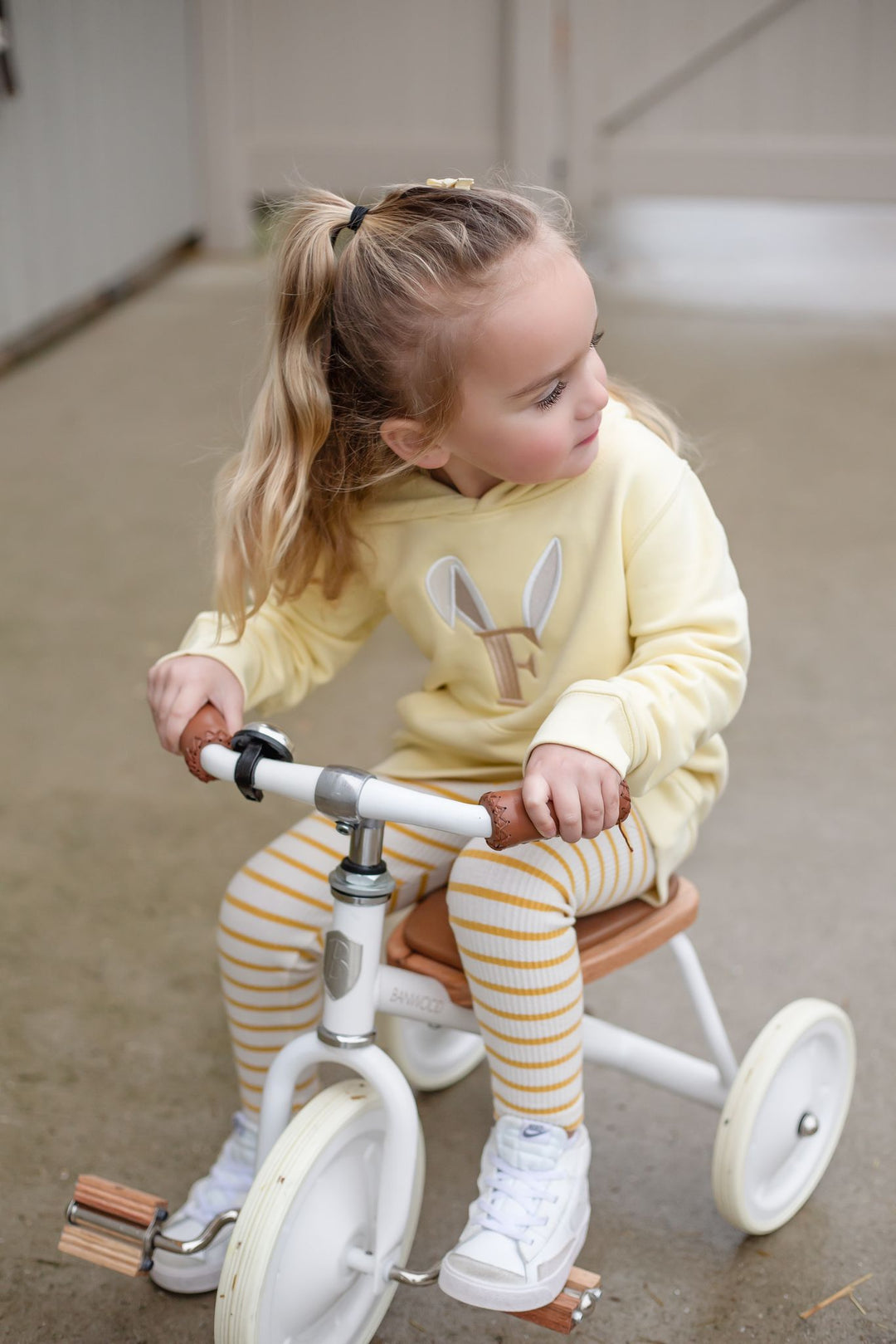 Bunny Signature Initial Hoodie - Embroidered