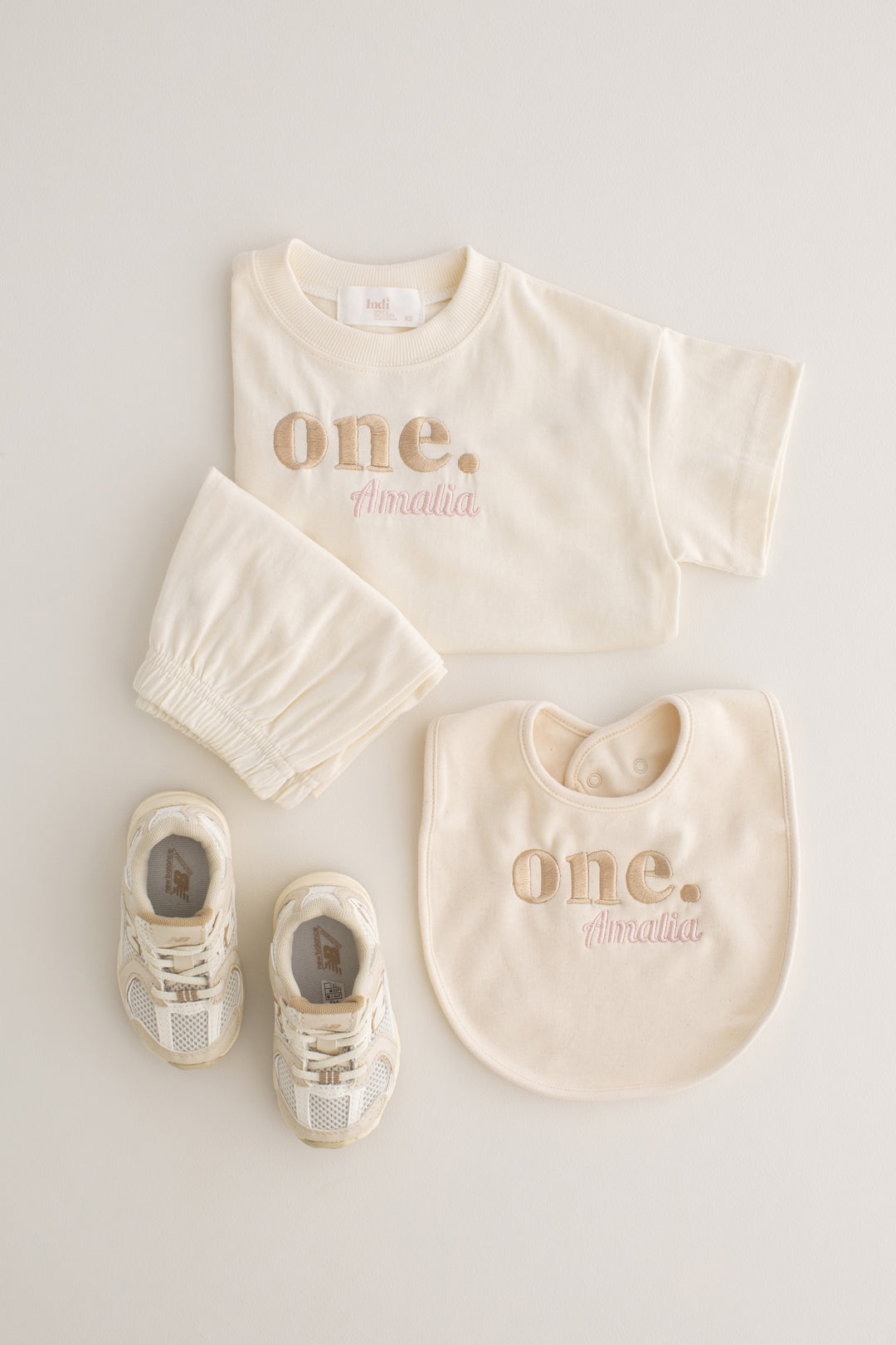 Birthday Bib - Name Embroidered