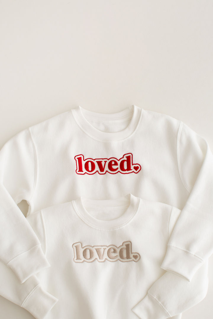 Loved Classic Sweatshirt - Embroidered