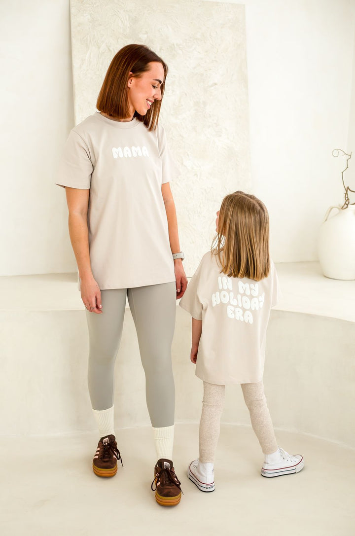 Matching Clay Child Holiday Tshirt - Bubble Print