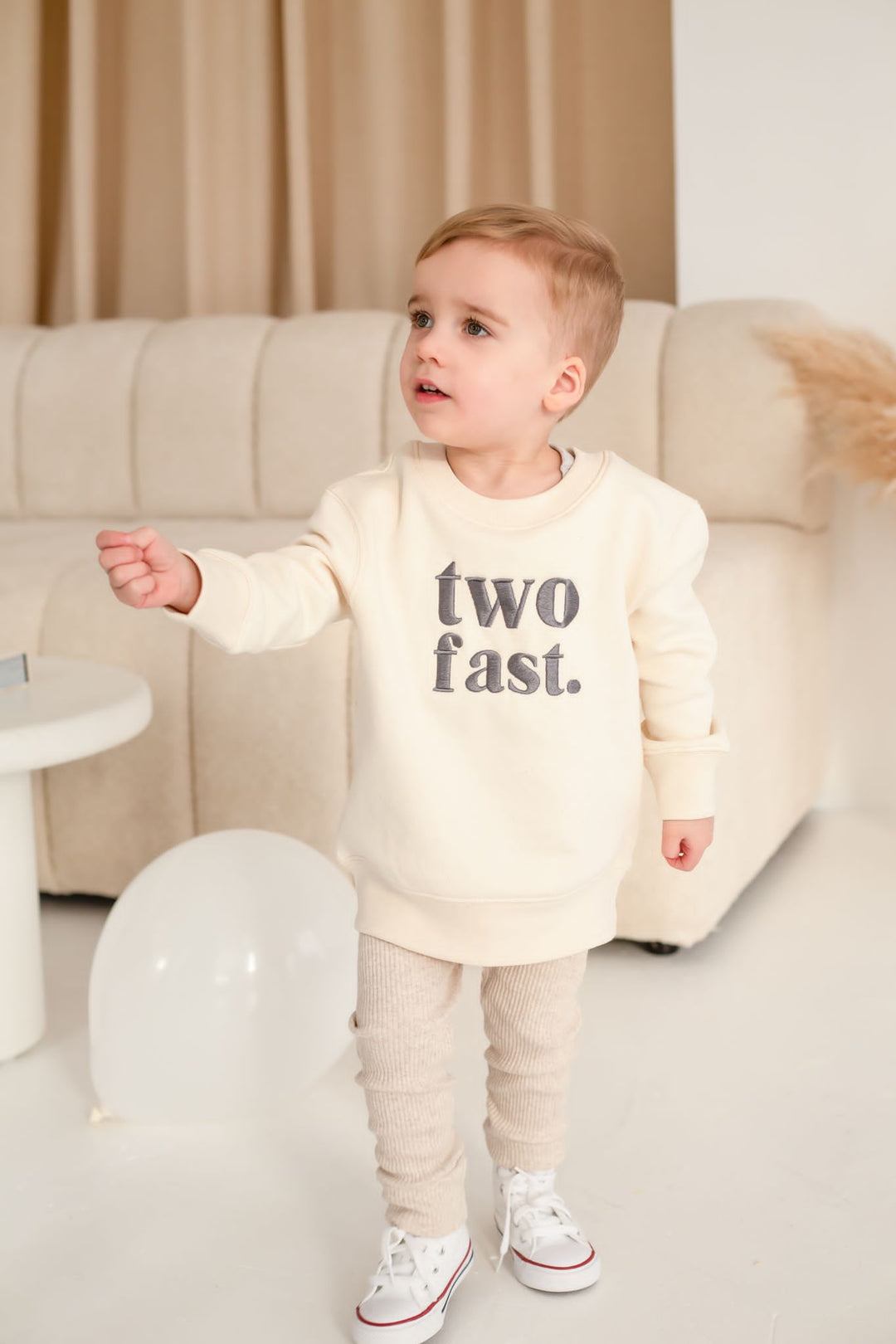 two fast signature sweatshirt - embroidery