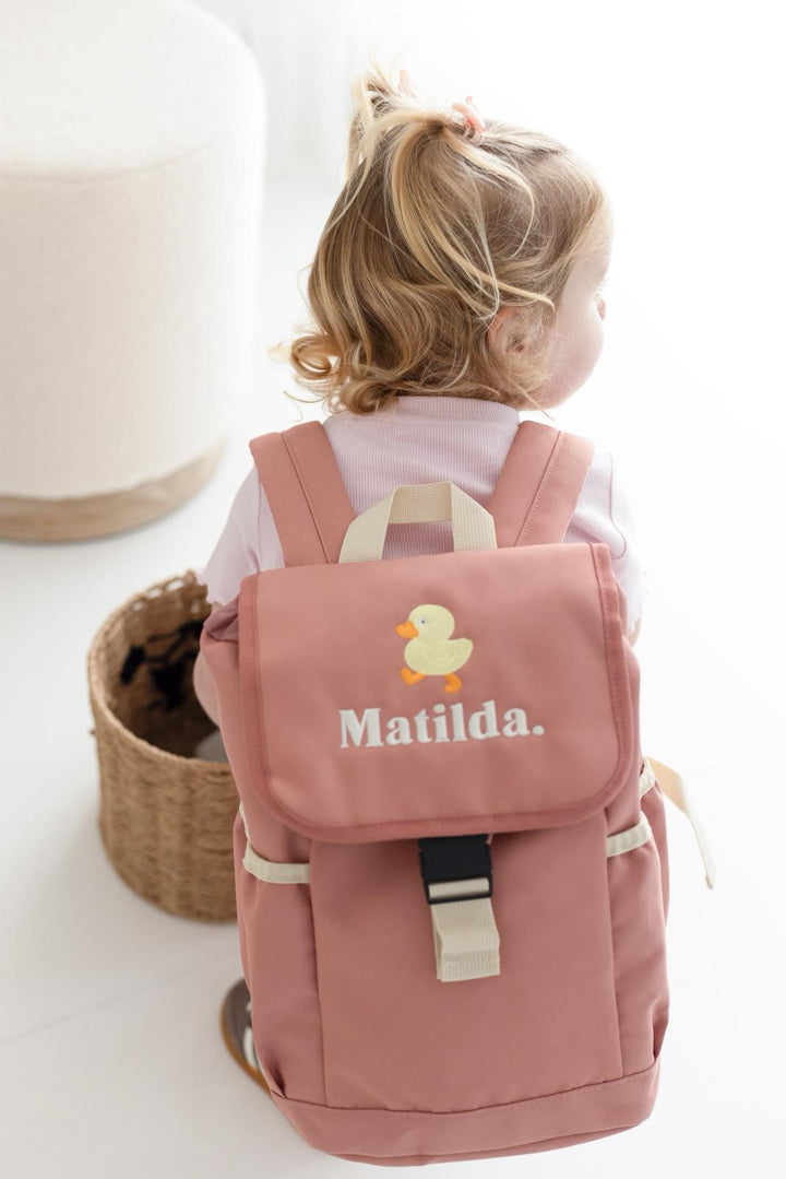 Picture Pastel Mini Backpack - Embroidered