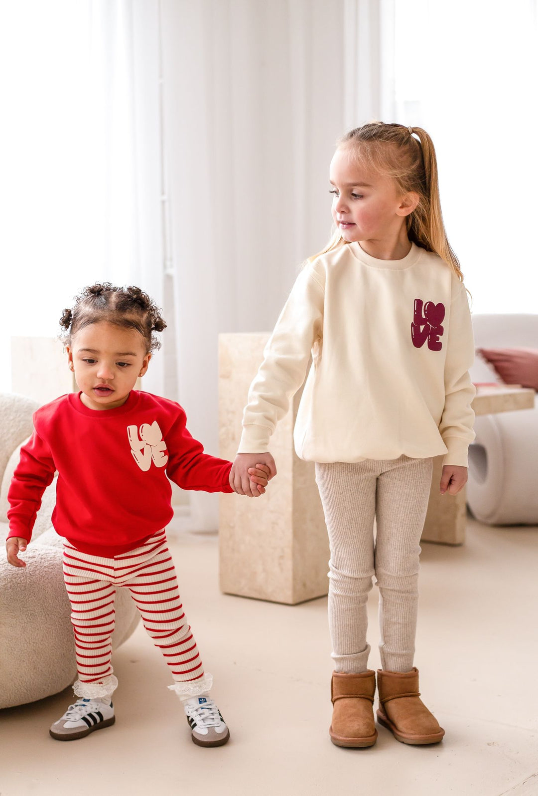 Vanilla Little Valentines Sweatshirt - Bubble print
