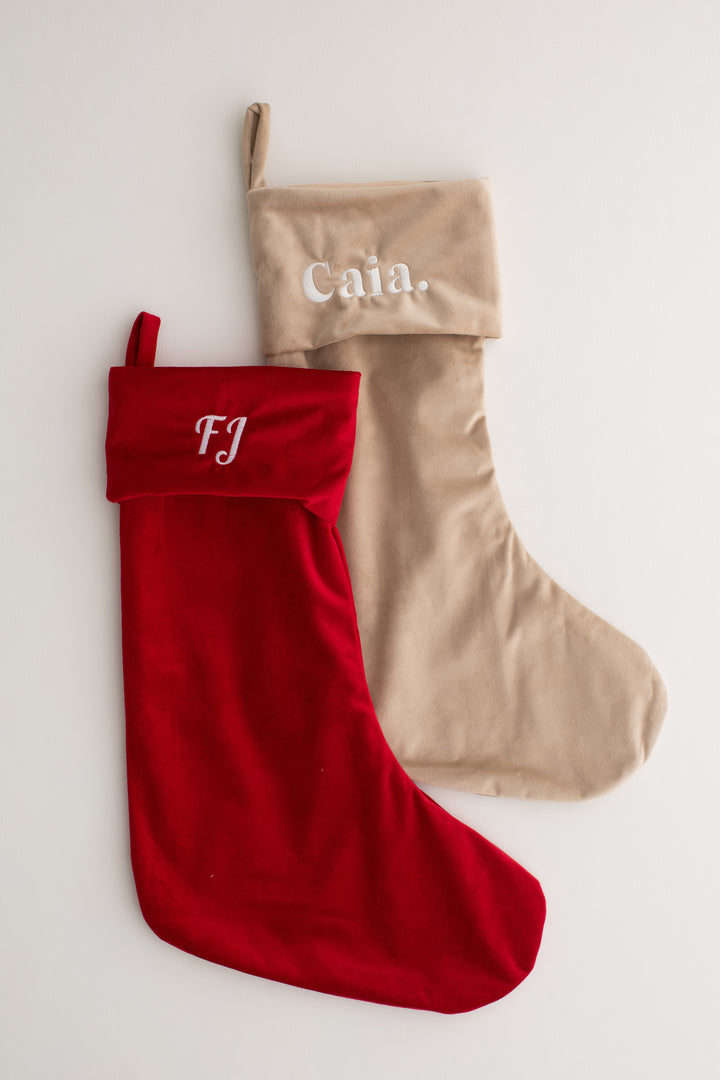 Stocking - Embroidered