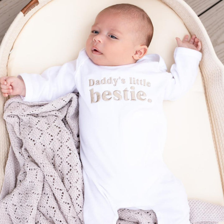 Little Bestie Romper - Embroidered