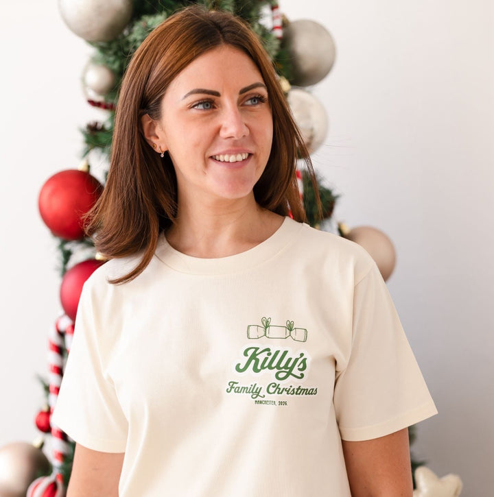 Festive Green Women's Print Set Design