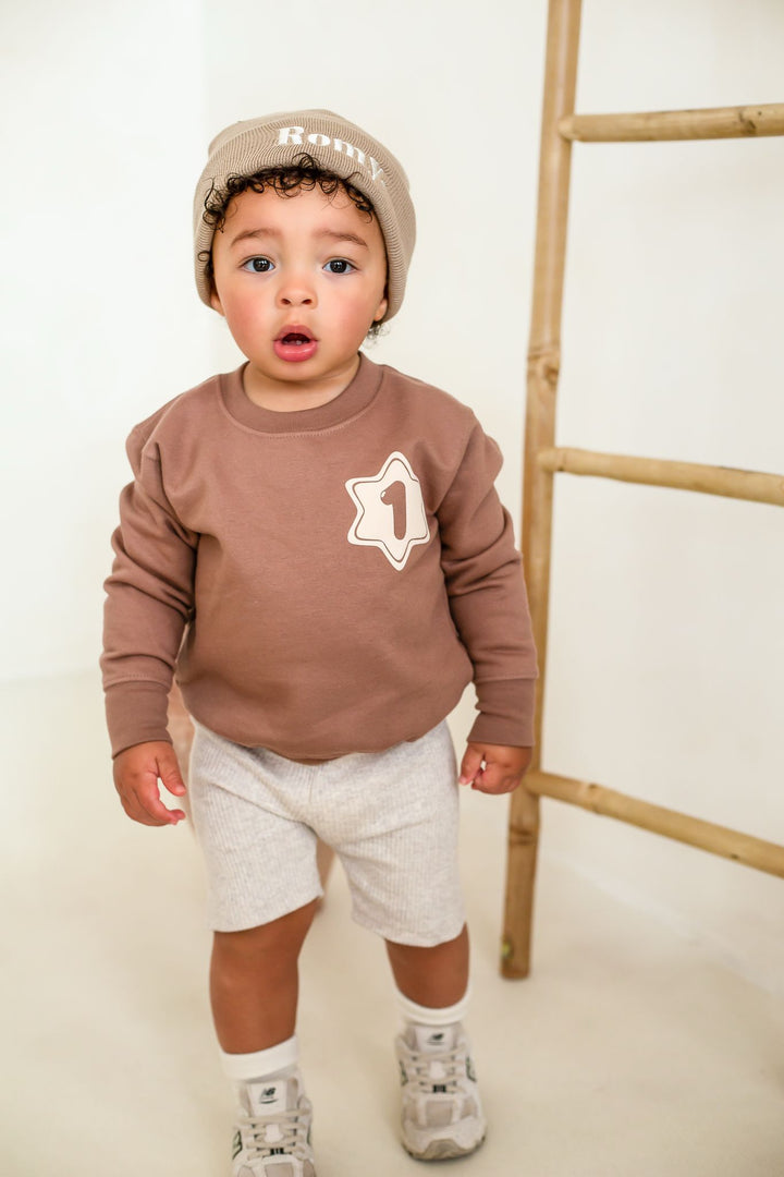 First Rodeo Birthday Sweatshirt - Bubble print