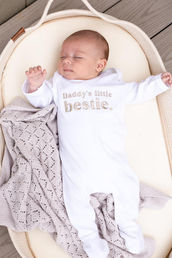 Little Bestie Romper - Embroidered