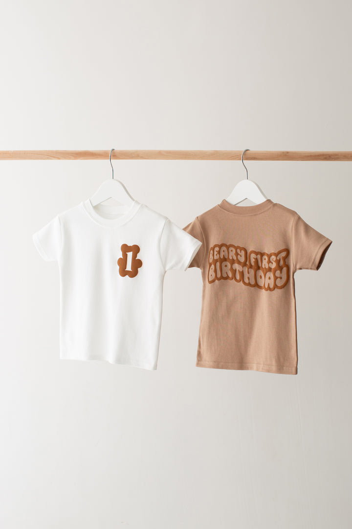 Beary First Bubble Print T-shirt