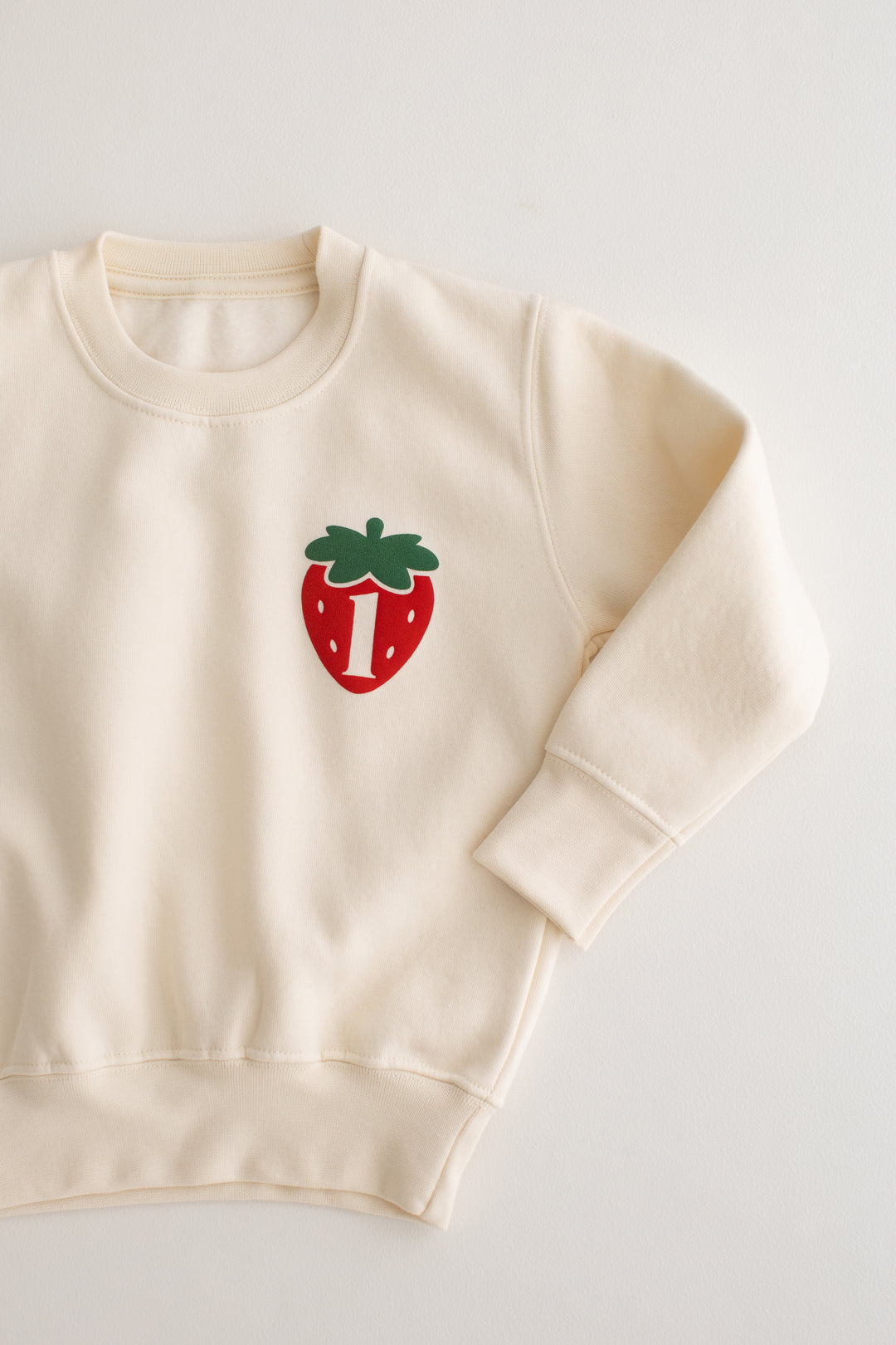 Berry First Birthday Sweatshirt - Bubble print