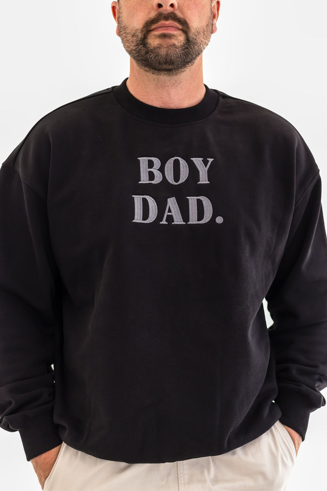 Black Premium Matching Sweatshirt - Adult Embroidery
