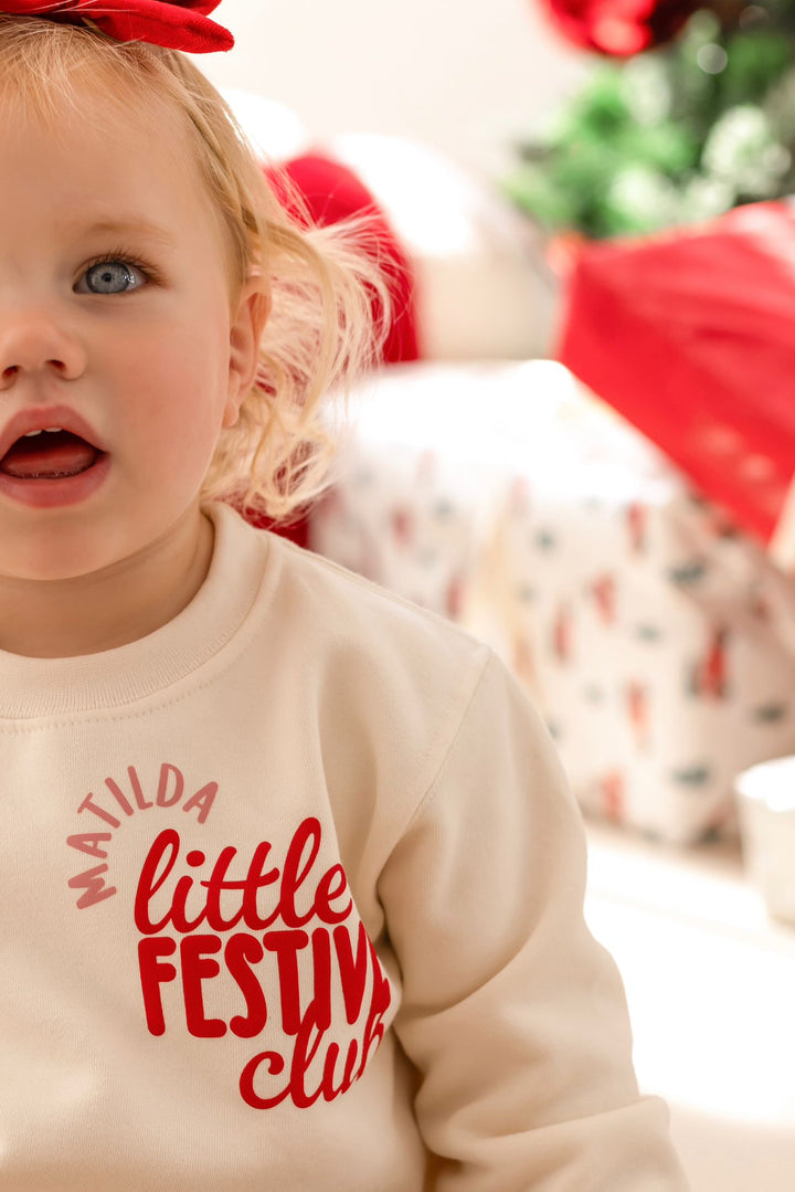 Festive Club Sweatshirt - Bubble print